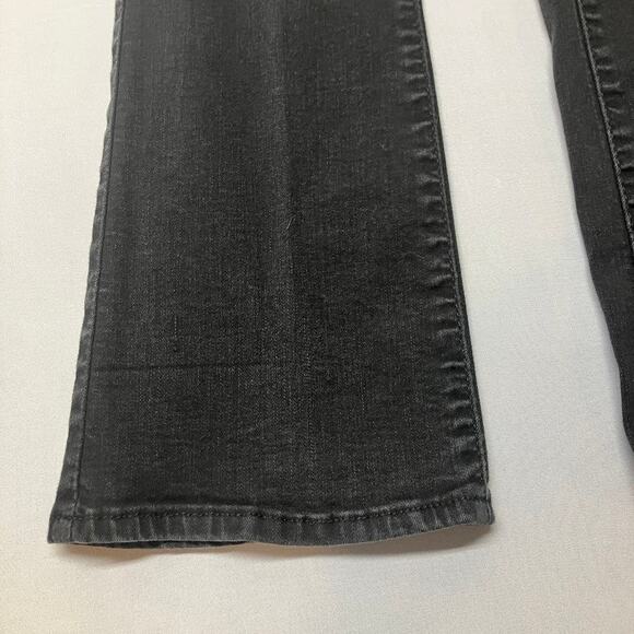 Levis 725 High Rise Bootcut Jeans Womens Size 24 Waterless Black Denim - Picture 9 of 9